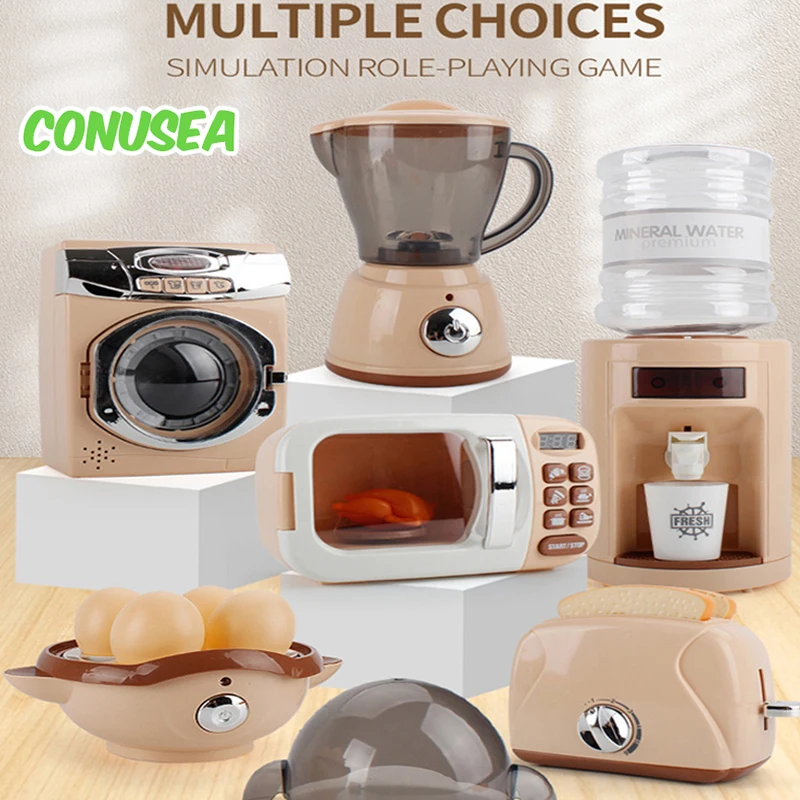 

Детские игрушки для ролевых игр, имитация электрической кухонной микроволновой печи, игрушки, развивающий подарок, игрушка для девочек, кухонные аксессуары для девочек