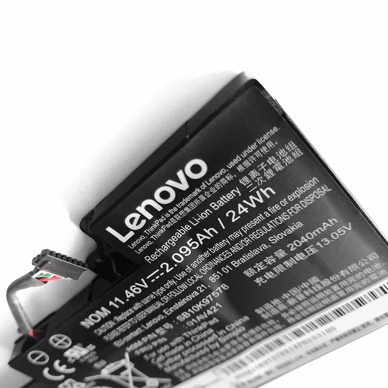 Lenovo Thinkpad A475 A485 T470 T480 TP25 Original Laptop Battery 01AV489 01AV419 01AV420 01AV421 SB10K97576 SB10K97577