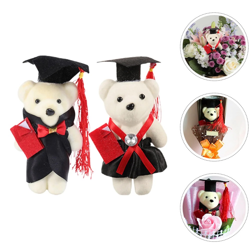 Temporada de graduación Dr Bear juguete suministros decorativos Mini DIY suministro de osos de peluche