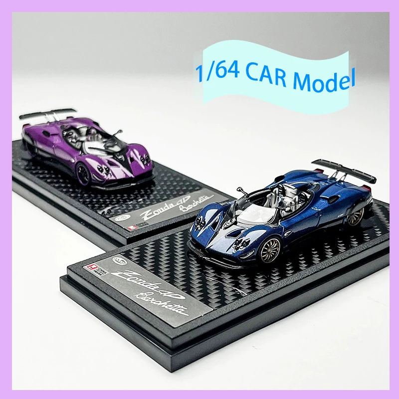 Pressofuso LCD scala 1:64 Zonda HP modello di auto in lega display statico decorazione da collezione regalo giocattoli ornamenti