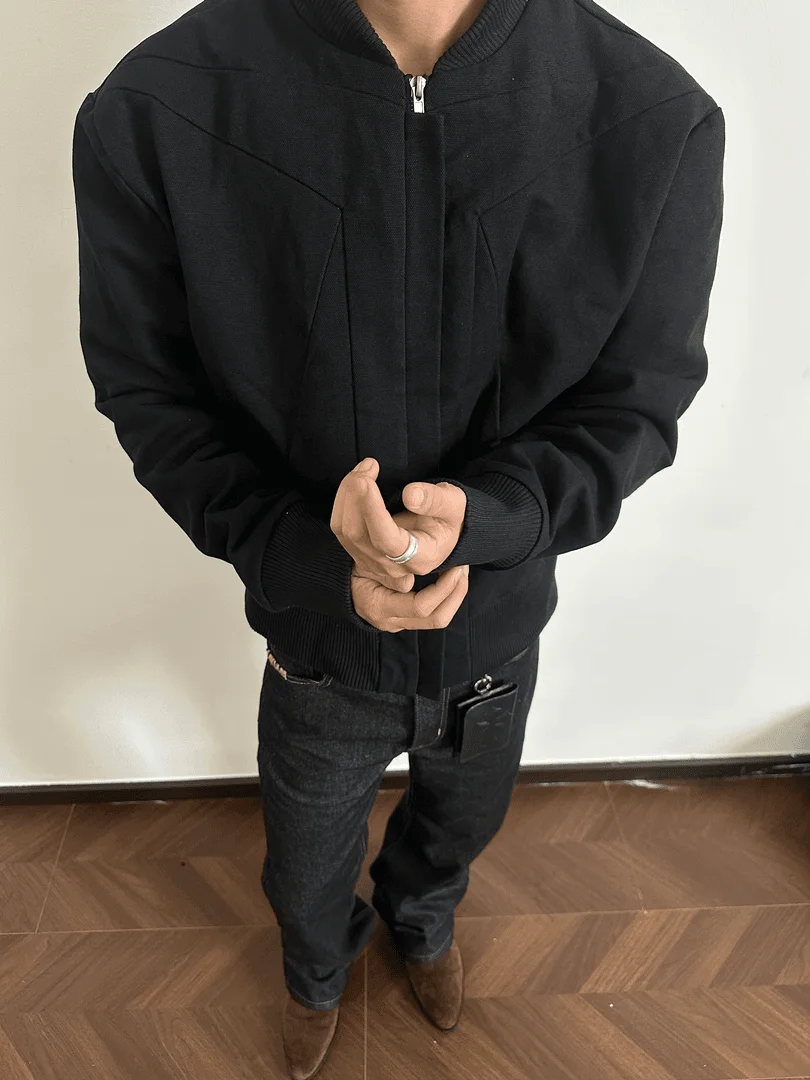 

Bla American Decosition oulder Pad Jaet Men's Autumn Waed Cotton Cool Hard Guy Baseball Outfit Coat