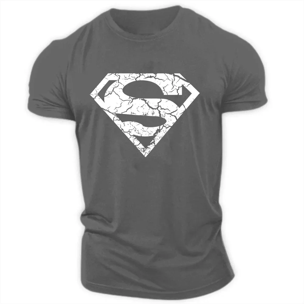Four Seasons New 2d Printed Men\'S Outdoor Cartoon T-Shirt Leisure Street Style Fashion Loose Comfortable Round Neck Quick Dry