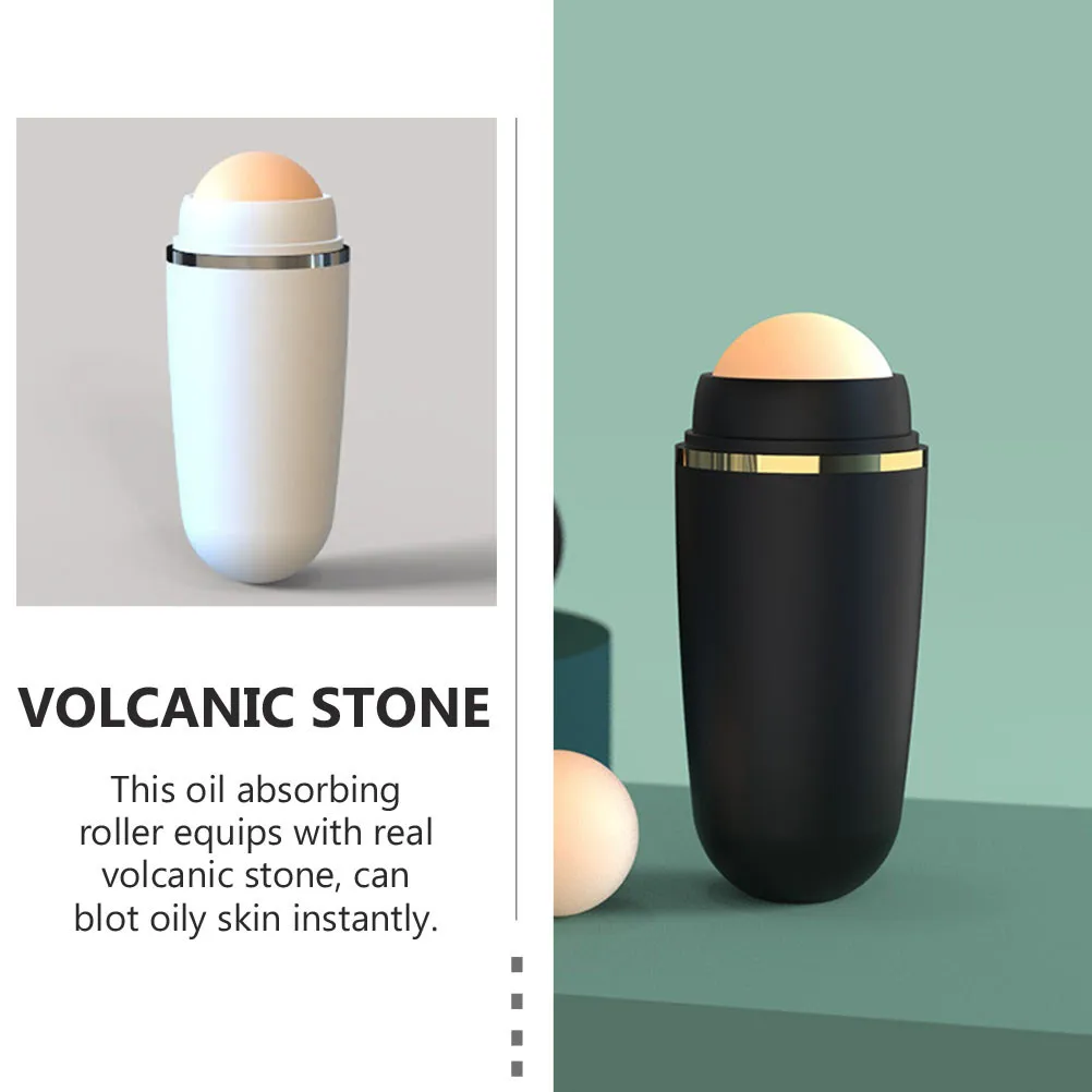 

Набор из 2-х вулканических роллеров для лица: матирующий стик для контроля жирности, легкий, прочный, впитывающий жир, инструмент для ухода за кожей лица