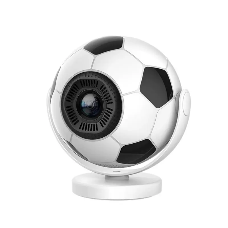 

A13E-HY300F Mini Projector Soccer Ball Shaped Wifi6 Android 14 Allwinner H726 Bluetooth 5.4 Home Movie Cinema