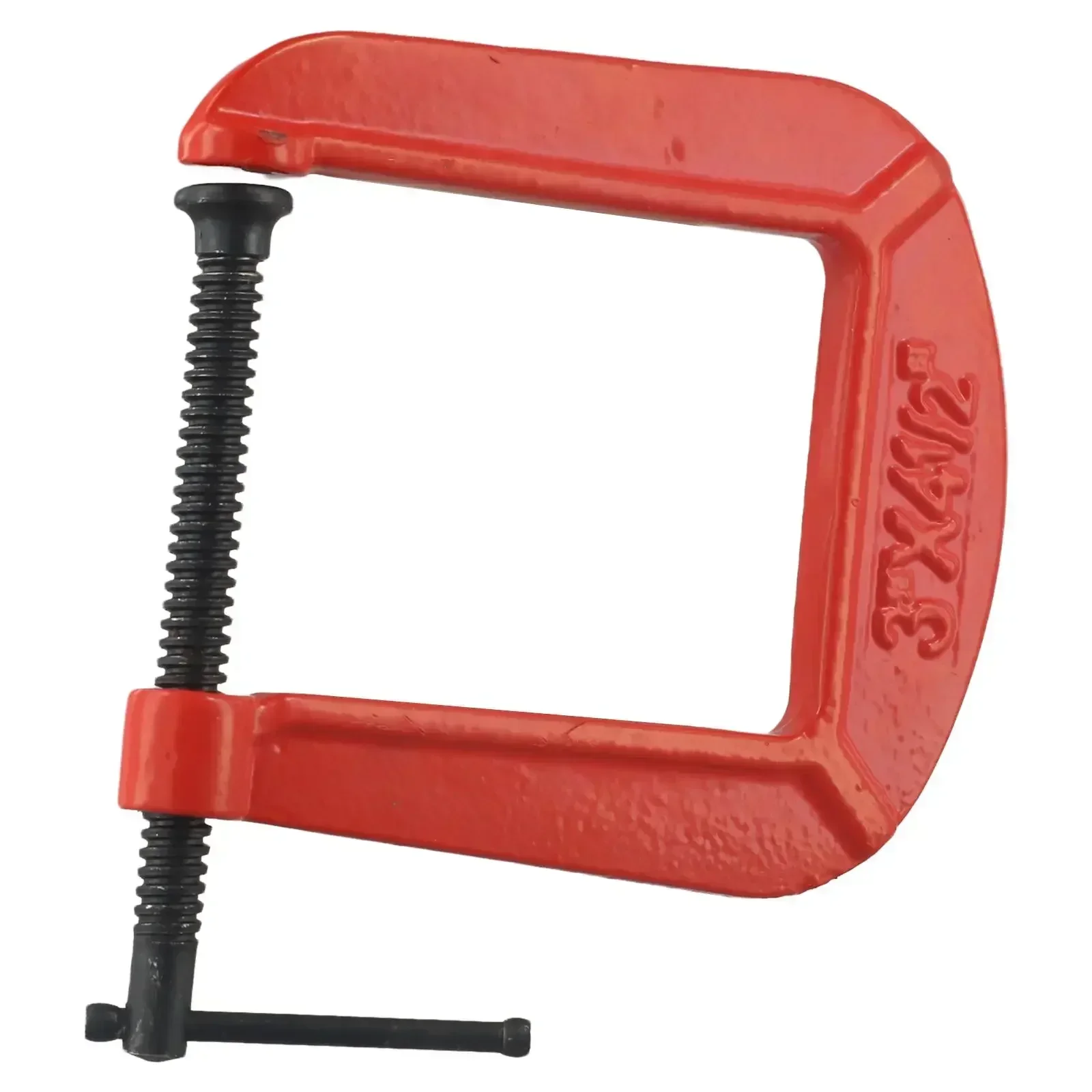 Heavy Duty G-Type Clamp with 110mm Jaw Opening and 305mm Throat Depth T-Bar Handle for Woodworking Metalwork and Clamping Tasks