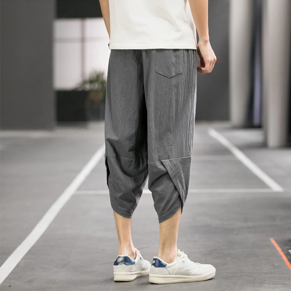 Pantaloni Haren da uomo pantaloni corti larghi a vita media estivi per la vendita di liquidazione in spiaggia trasporto di goccia all'ingrosso