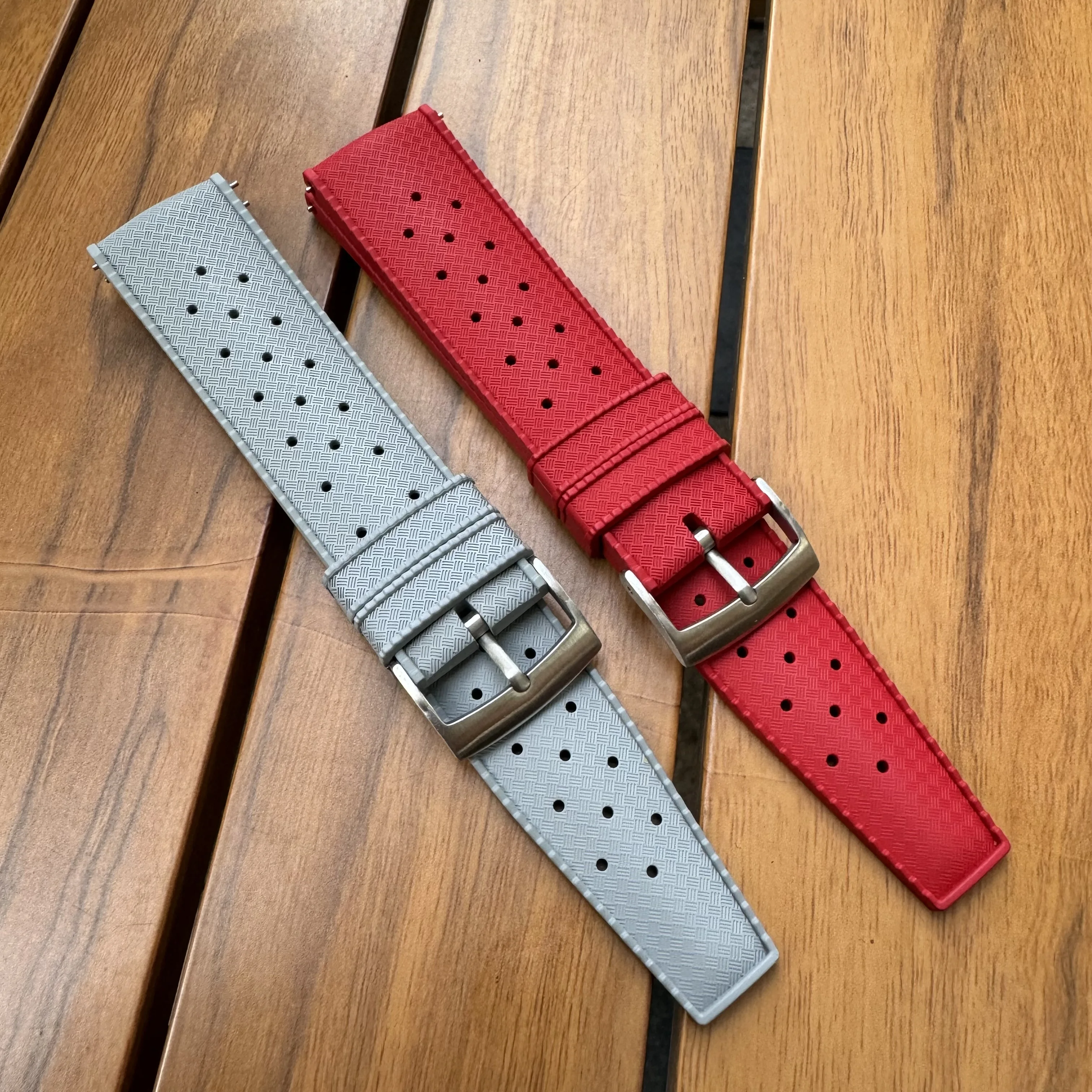 Hot Sale Quick Release Rubber Watch Band 20mm 22mm Fashion Sports Smart FKM Watch Strap for Omega Seiko Moonswatch