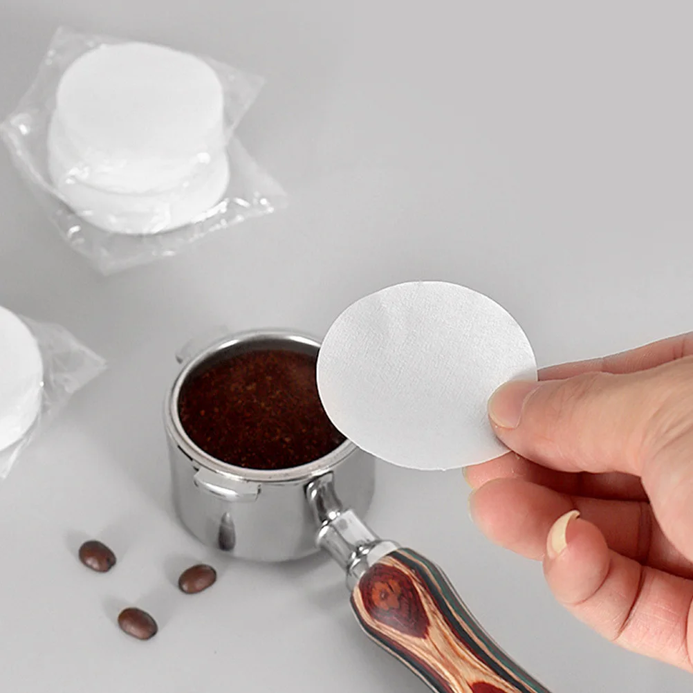 

200Pcs Coffee Filter Paper Premium Disposable Espresso Filters for Single Use Smooth Flavor Preservation Fast Filtering No