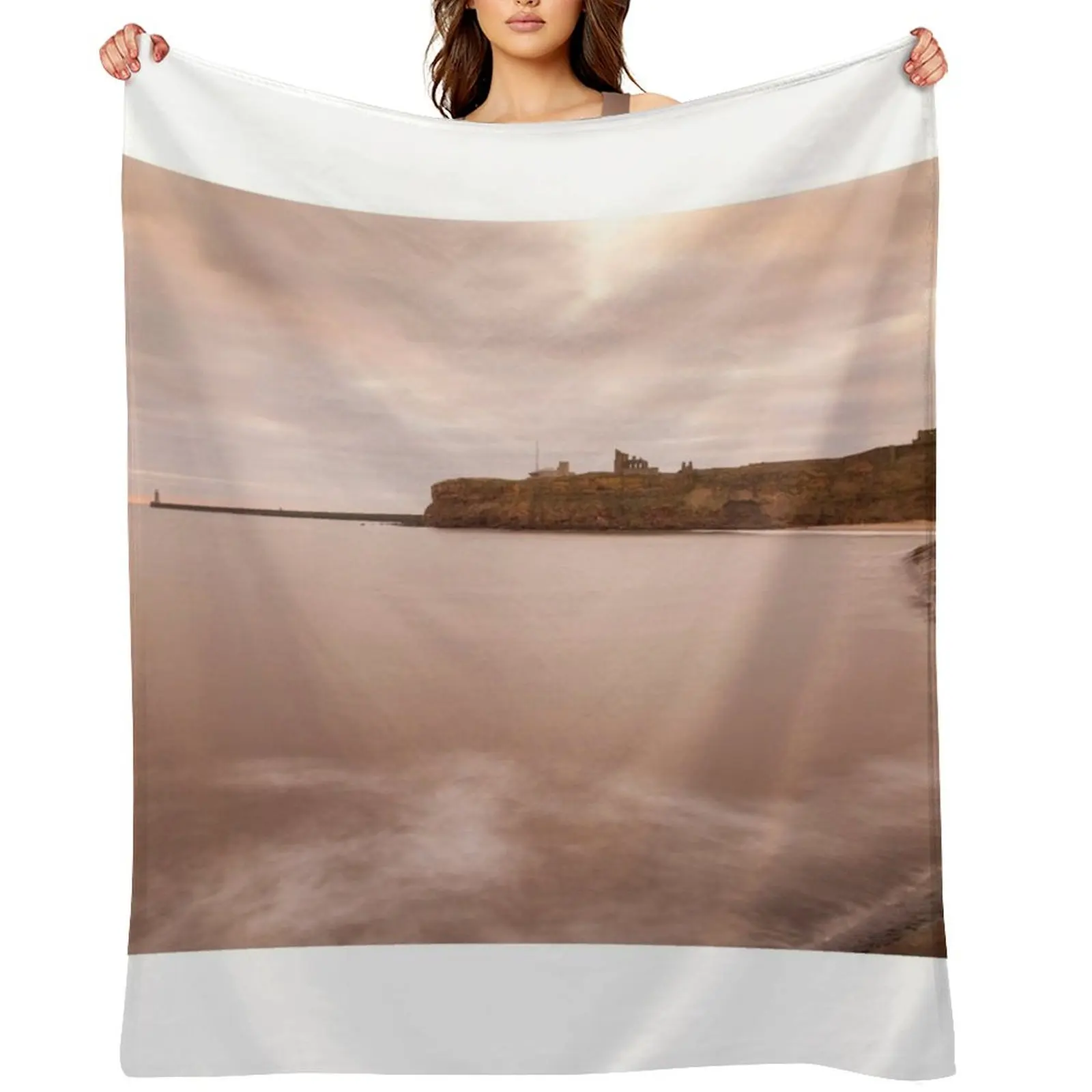 Sunrise Priory Castle Throw Blanket Soft Beds Blankets Sofas Of Decoration warm for winter Cute Blankets