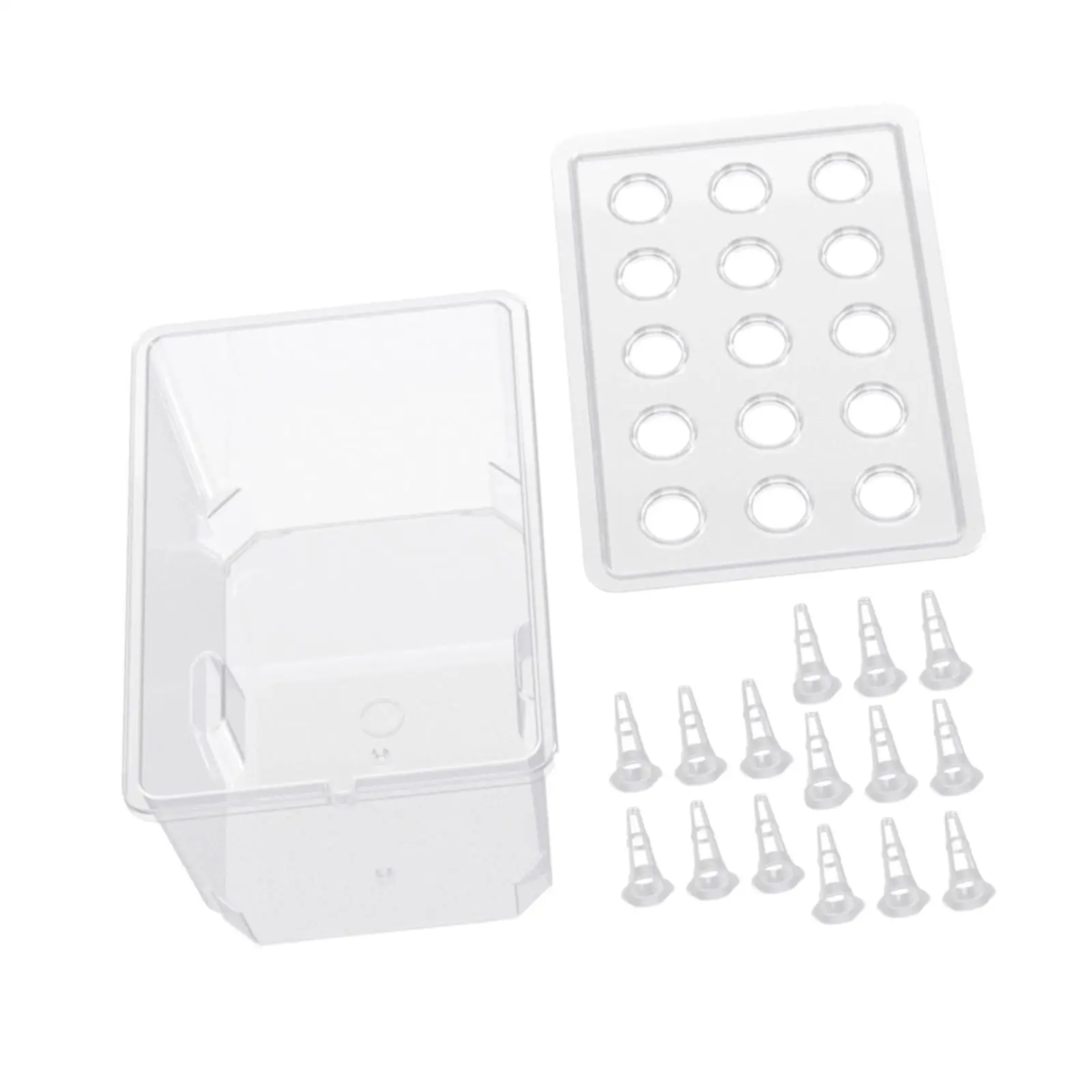 Home Hydroponic Growing System Compact Reservoir Split Lid Easy Maintenance for Apartment Balcony Office Desktop