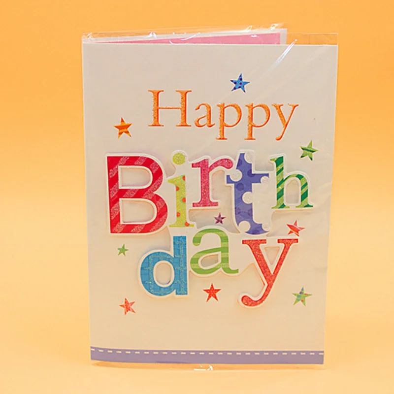 

Birthday Music Greeting Card Postcard Invitation Letter Blessing Card Cute Cartoon Fresh Birthday Party Children's Gift
