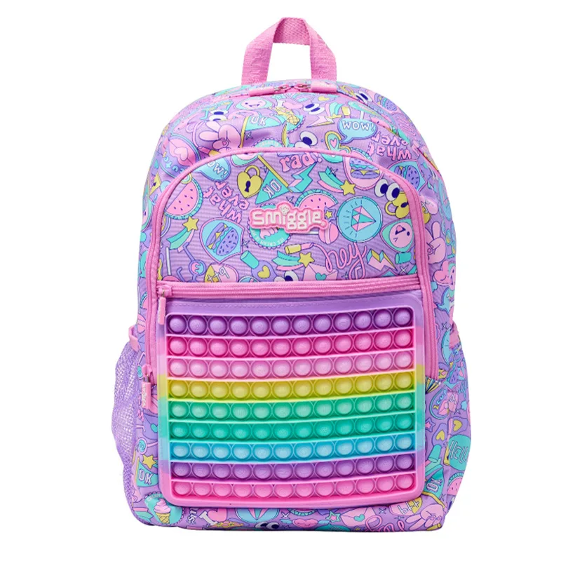 Genuine Australia Smiggle Schoolbag Pencil Case Student Cartoon Large-Capacity Backpack Outdoor Leisure Bag Birthday Gifts