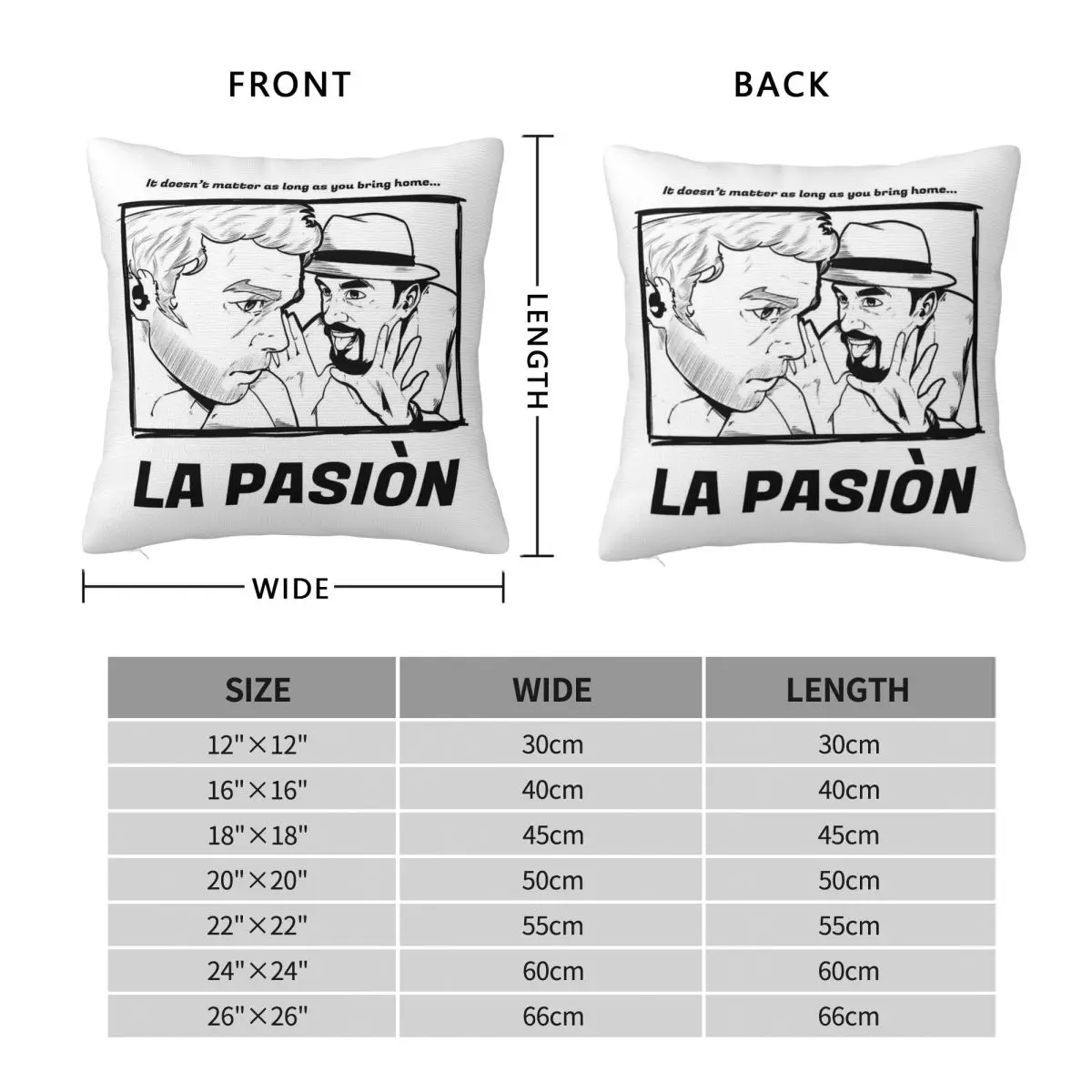 La Pasion Morgan Angel Batista Square Pillowcase Polyester Linen Velvet Creative Zip Decor Throw Pillow Case Car Cushion 18