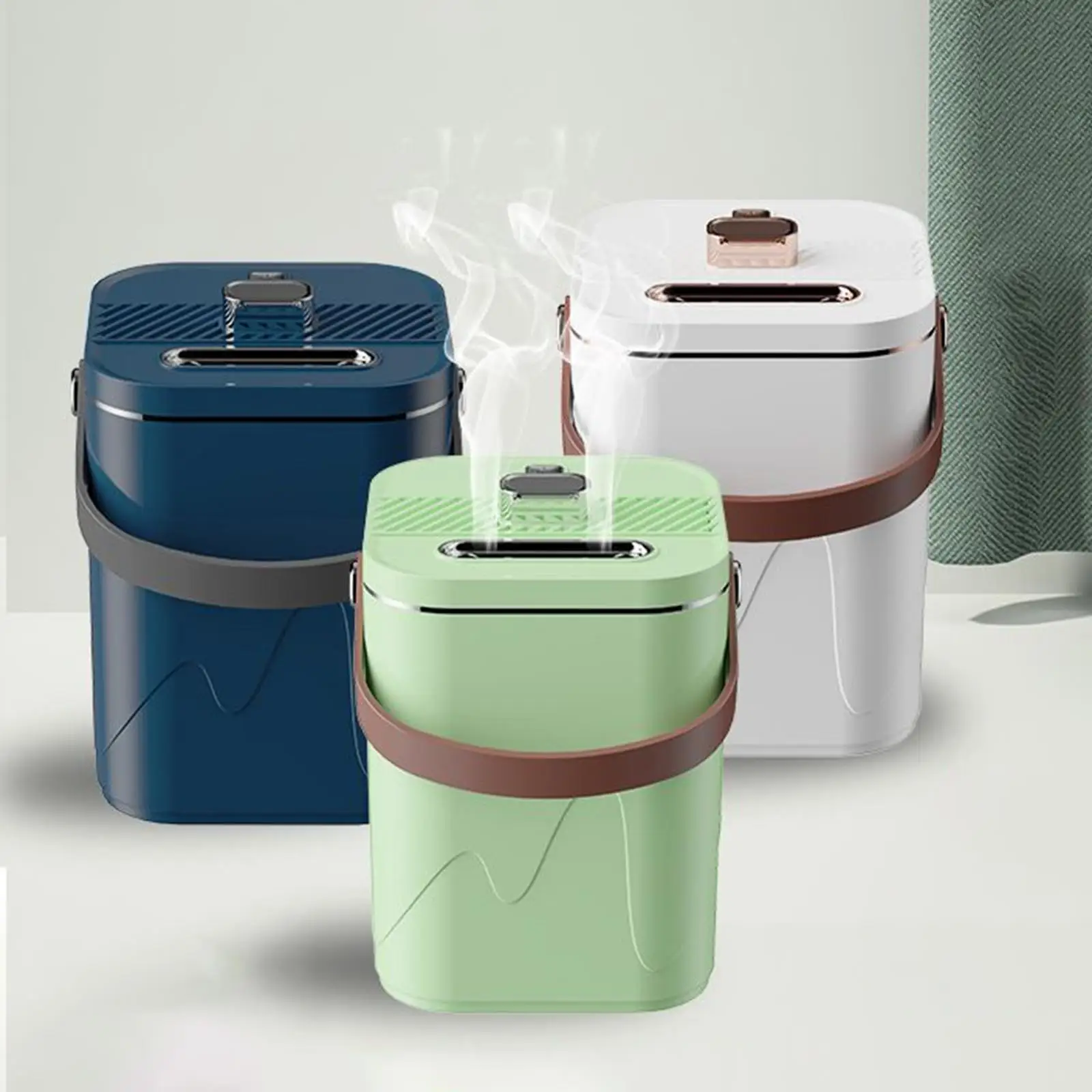 Reizen Draagbare Luchtbevochtiger USB Oplaadbaar met Nachtverlichting Auto Shut