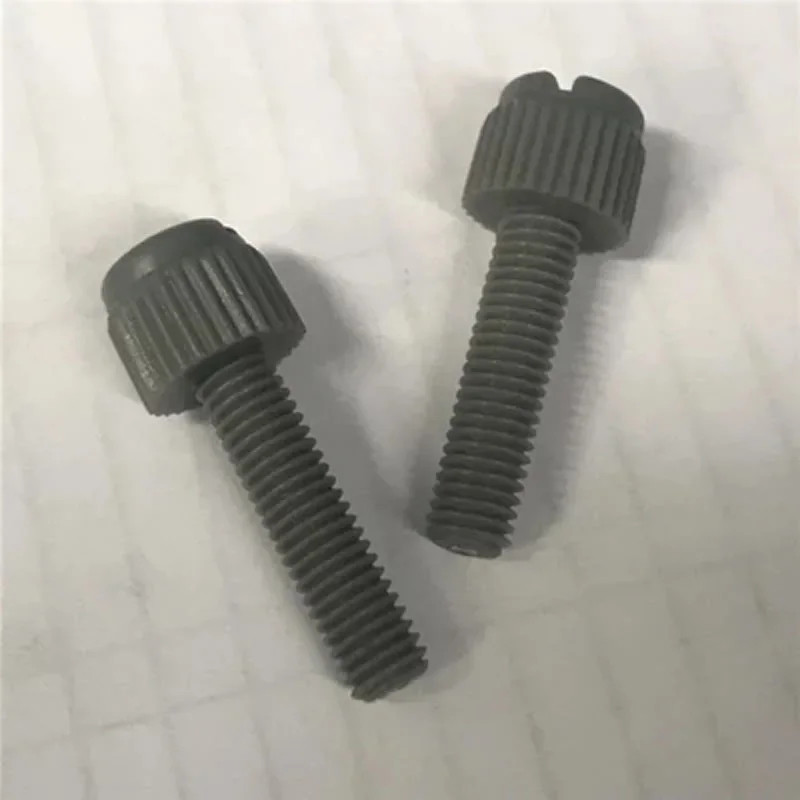 1Best 20pcs M6 M8 PVC Knurled Hand unscrewing One word Screw Acid and alkali resistant preservative Plastic screws 8mm-35mm Leng