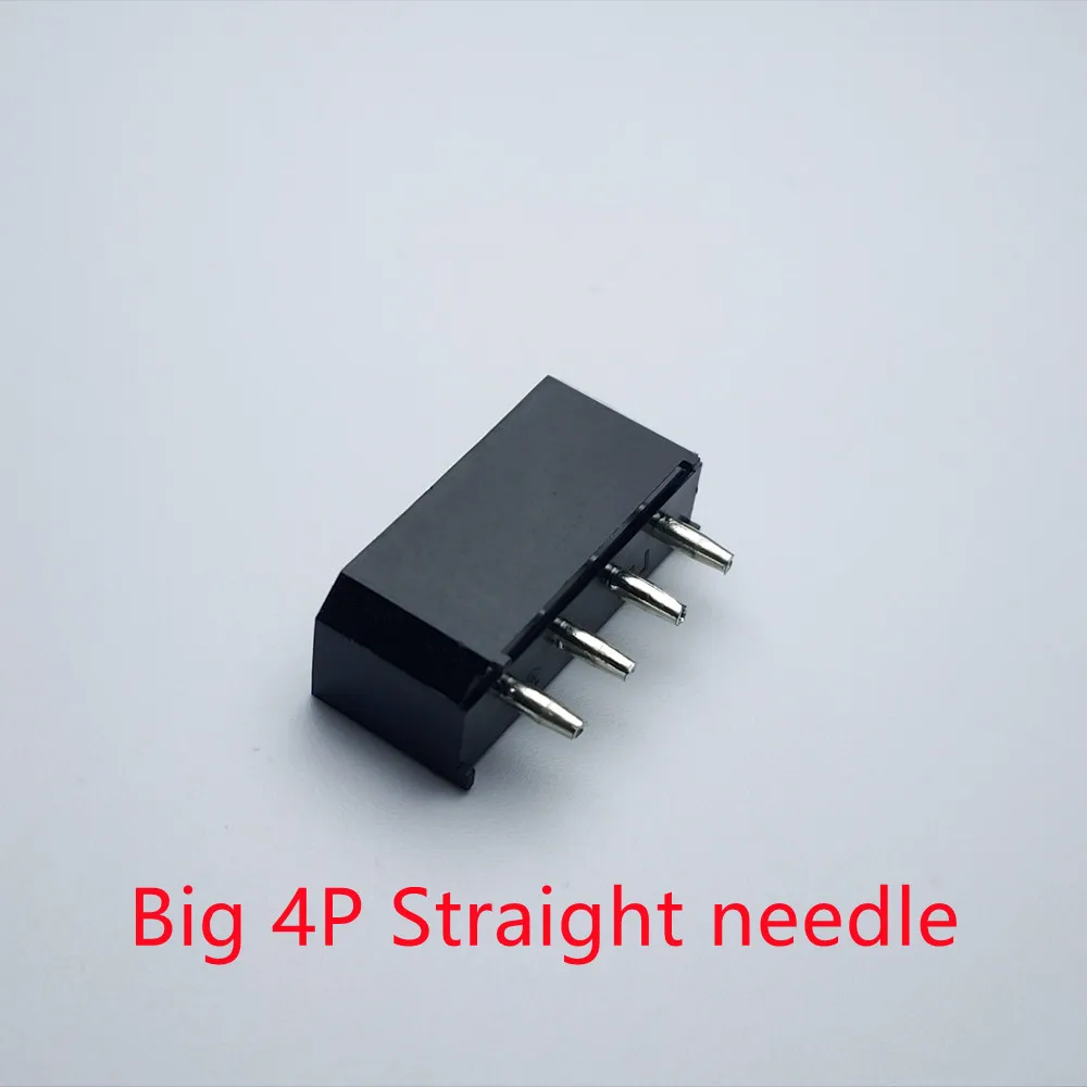 50PCS/1LOT molex white or black big 4P 4D female socket straight hollow needle for PC computer ATX  IDE Power connector