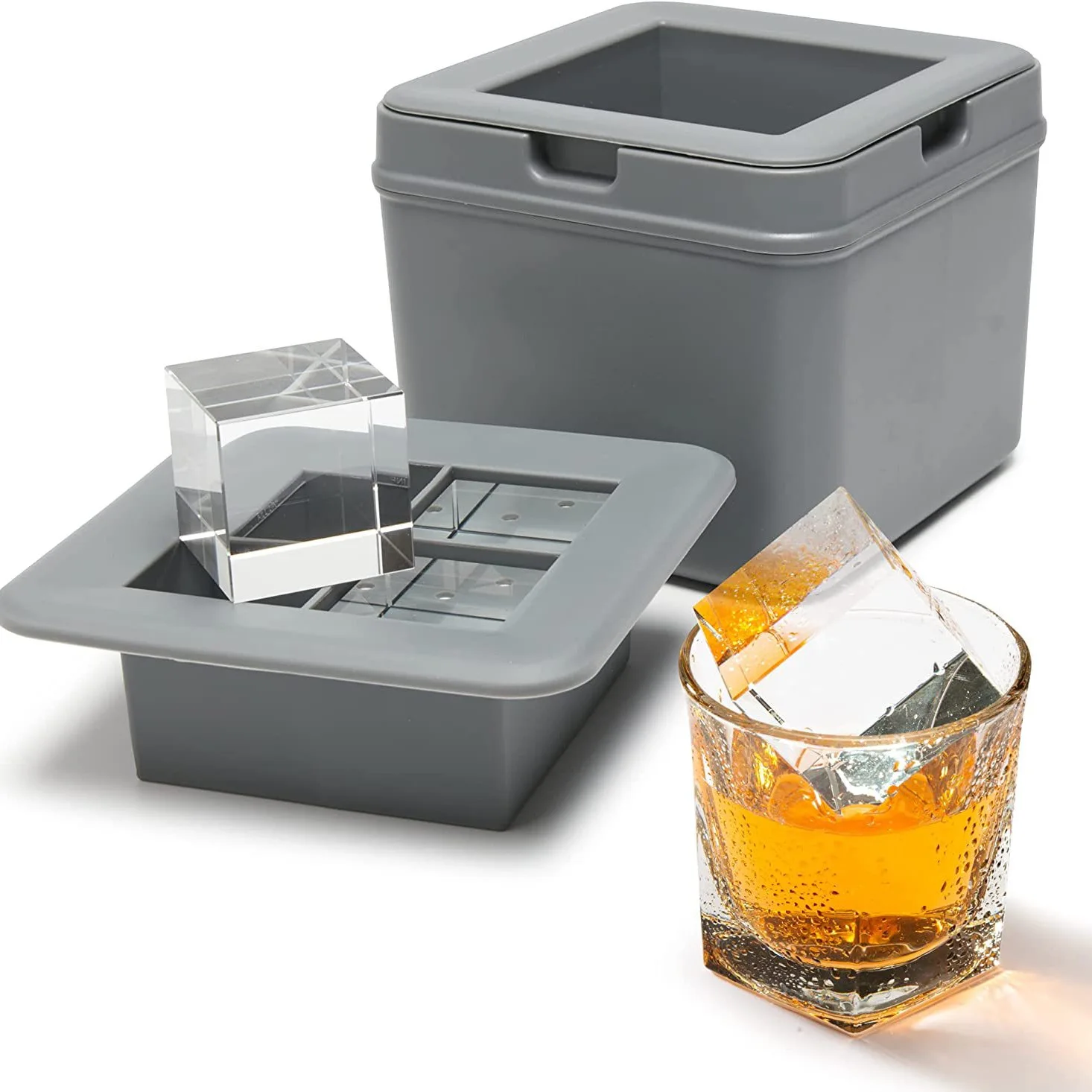 

High Transparency Ice Maker Crystal Clear Ice Cube Press Spherical Whiskey Tray Mould Bubble-Free Ice Cube Maker Ice Box Mold