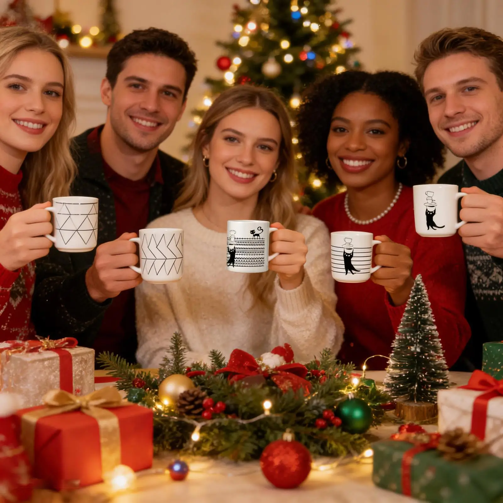 Funny Coffee Mug 350ml Secret Message Ceramic Cup Drinking Mug For Hot Cold Drinks Home Office Family Gatherings Party