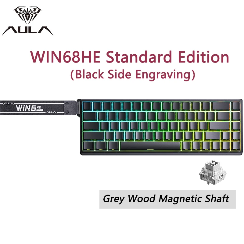 AULA WIN60 WIN68 HE Magnetische Bedrade Toetsenborden Esports Rapid Trigger 8K Return RGB Hotswap Mechanisch Toetsenbord voor Pc Gamer Geschenken