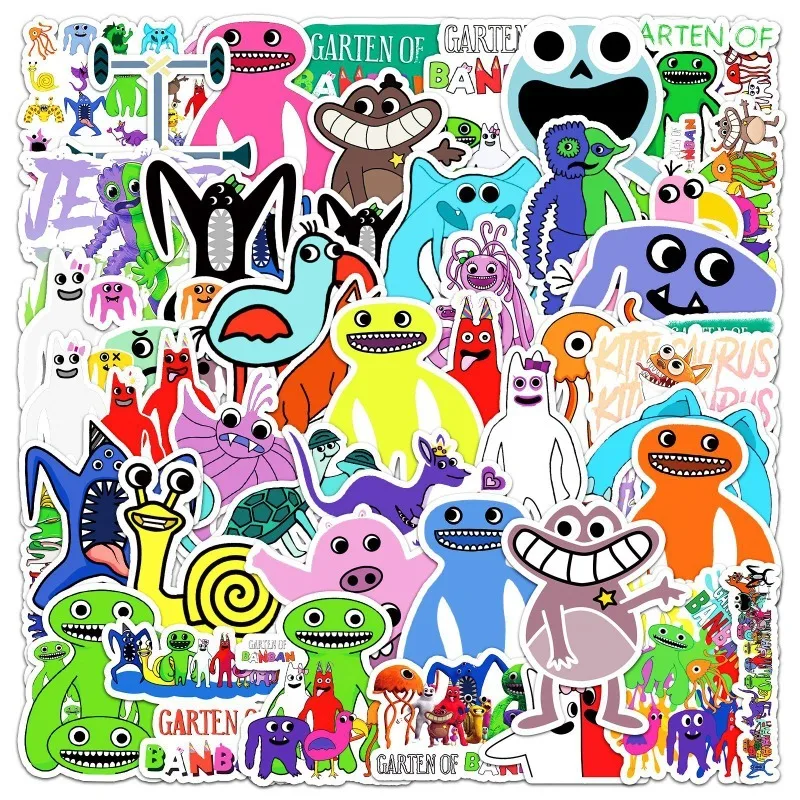 50pcs Garten of Banban Graffiti Stickers Water Cup valigia Laptop cellulare Skateboard cancelleria adesivi decorativi