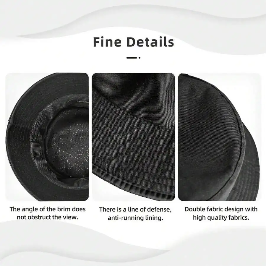 

Unisex Polyester Bucket Hat For Outdoor Sports Concerts Casual Wear
