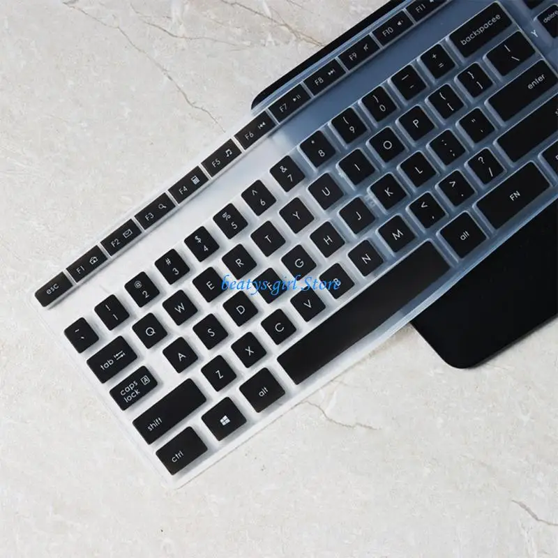 

C7AB Keyboard Cover for MK345 K345 Wireless Keyboard Silicone Keyboard Protectors