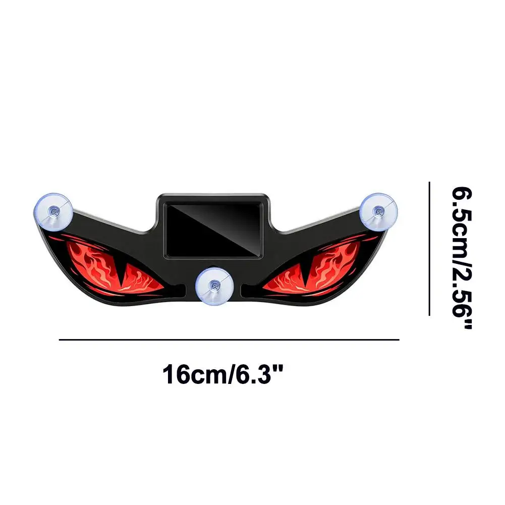 Solarbetriebene Auto-LED-Warnleuchte Typ C mit Doppelladung, Teufelsaugen-Stroboskop-Signallampe, Universelles Auto-Diebstahlschutz-Zubehör – Detail 21