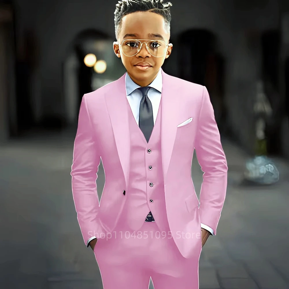 Spring Autumn Children Boy Wedding Suit Teenager Kids Formal Elegant Suits For Boy 2-18 Years Boys Suits Kids Outfits Set