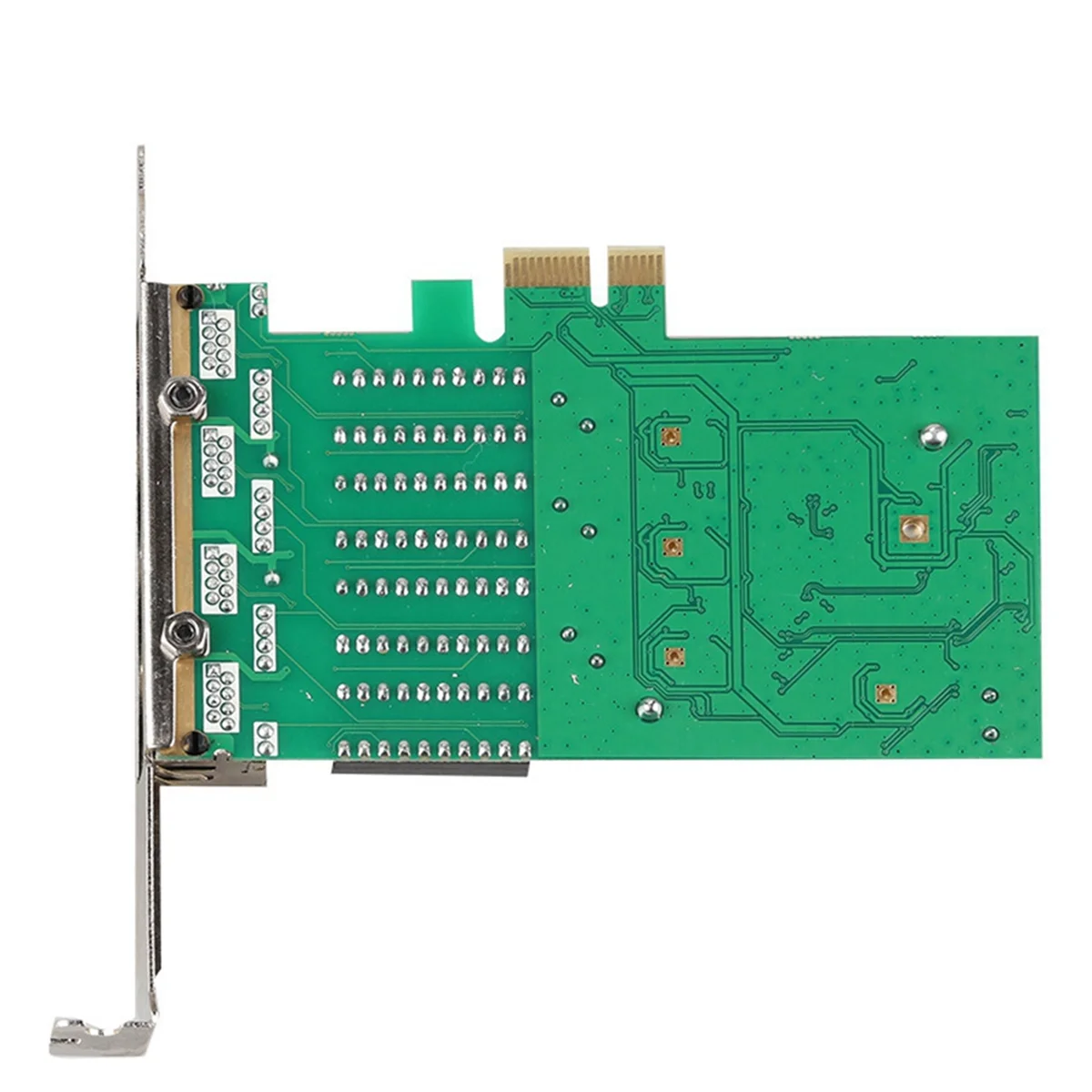 #660L PCI-E 4 Port Gigabit Network Card PCI-E RTL8111H Chip 1000Mbps RJ45 LAN Adapter Network Controller (green)