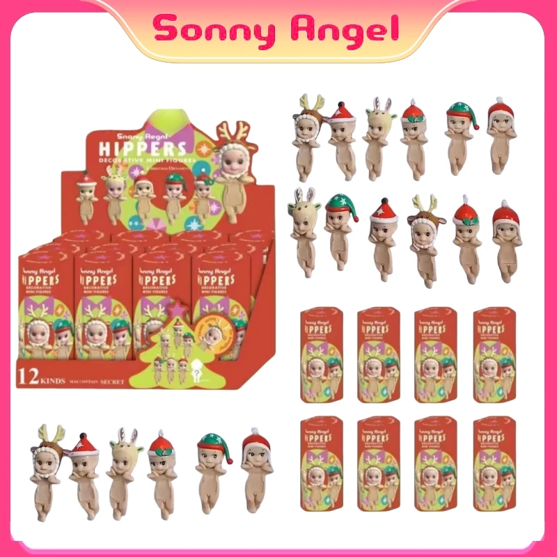 New Sonny Angel Christmas Series Blind Box Angel Series Cute Reindeer Anime Figure Collection Model Christmas Toy Gifts