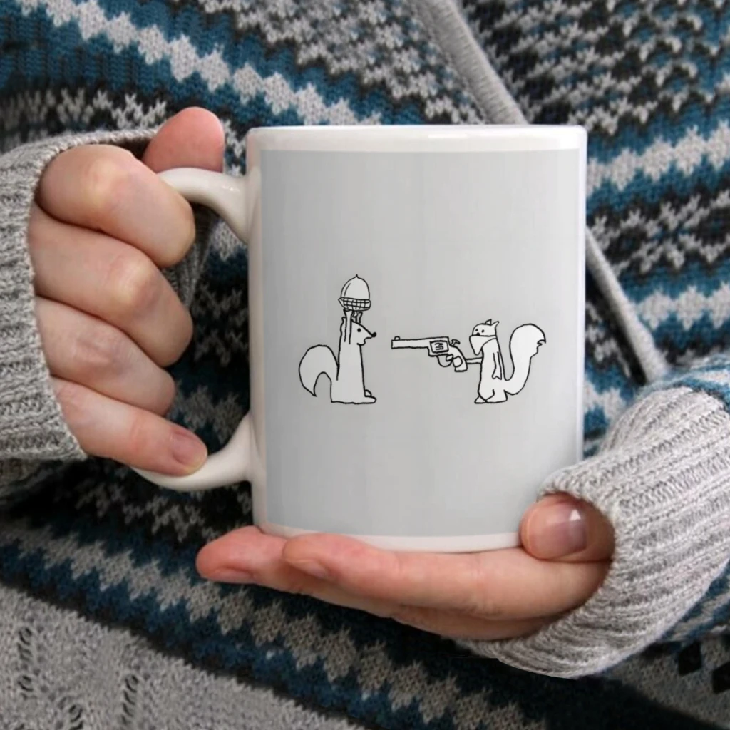 

Nuts!Coffee Mug Tea Cup 11oz Coffee Cup Funny Birthday Ceramic Mug Personalized Cup
