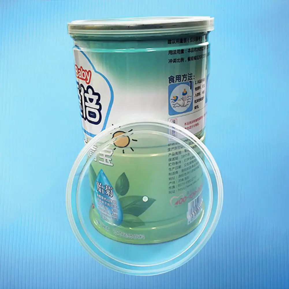 5Pcs Can Covers Leak-proof 85mm Plastic Tight Seal Lids Protective Cat Food Tins Covers Versatile for Canned Goods Sealing