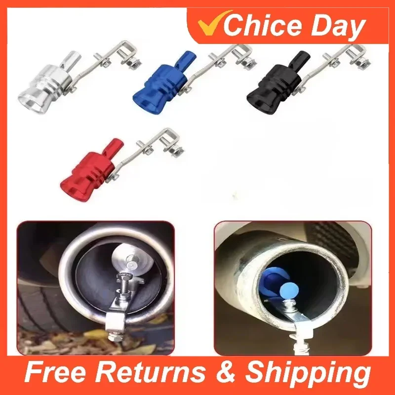 Universal Car Turbo Sound Whistle Turbo Muffler Sound Simulator Vehicle Refit Device Exhaust Pipe Turbo Voices Whistles Amagi