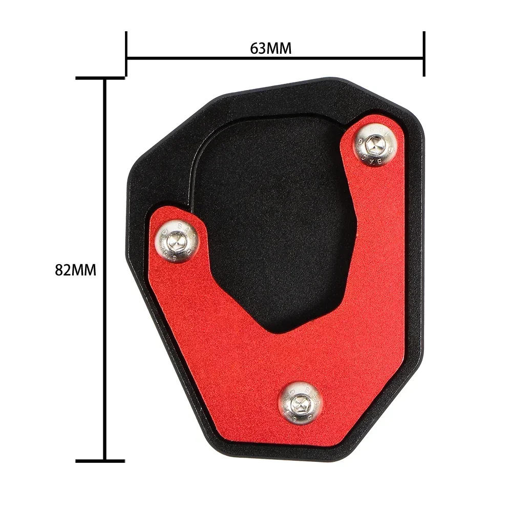 Motorcycle Side Foot Stand Enlarger Kickstand Extension Plate Pad For VOGE Valico 525DSX 900DSX DS900X DS525X 525 900 DSX 2024