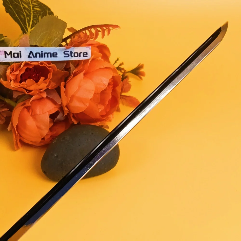 10in aço charlotte amande katana tamanho japonês katana original samurai sabre ferro ninja faca de metal anime zoro espada brinquedo presente