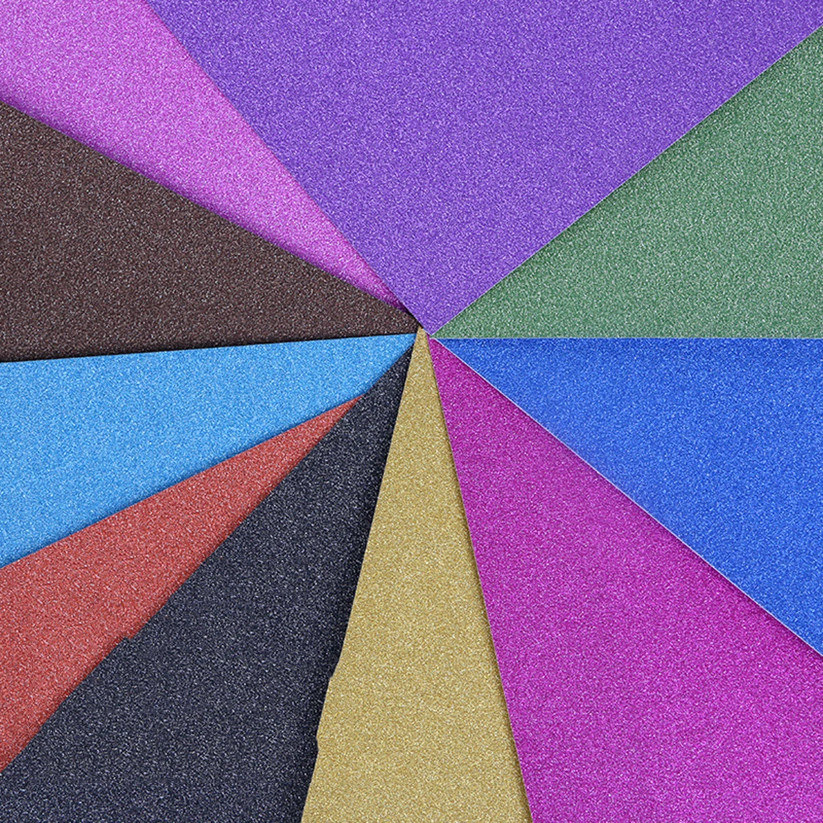 

10Pcs Glitter Craft Paper DIY Sheet for Art Decal Sticker Making Stationery Jewelry Box Bags Home Decor Garments