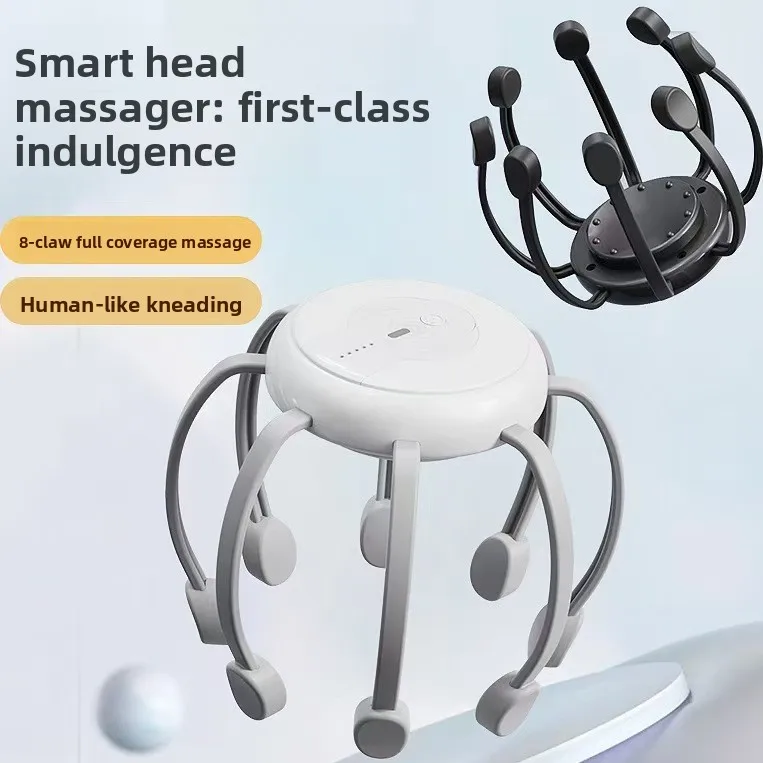 

New Intelligent Octopus Head Automatic Massager Head Therapy Machine Massager Head Massager