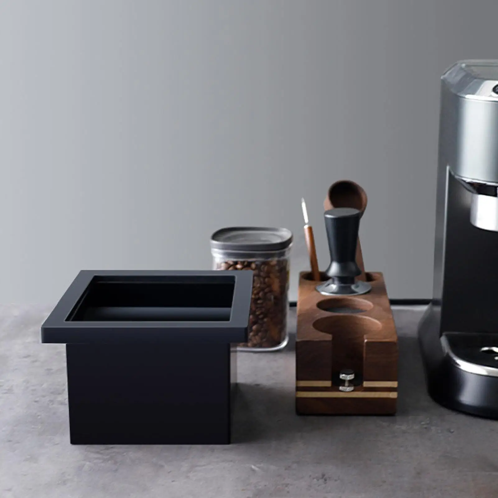 Bottomless Coffee Ground Knock Box for cafe - Easy Residue Disposal & Embedded Design