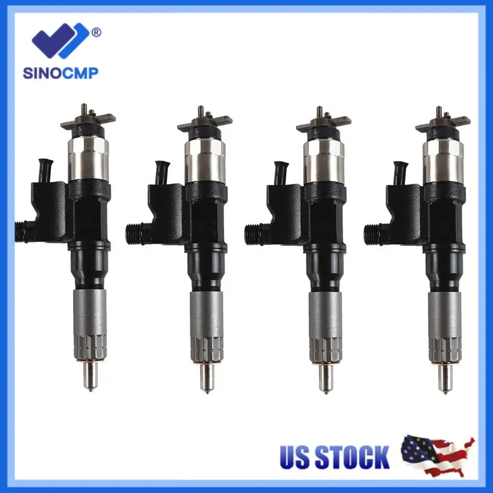 

4PCS 4HK1, 5.2L Fuel Injectors 095000-5471 8-98151837-0 086547479165 for 2001-07 Isuzu NPR NPR-HD Diesel Engine Parts