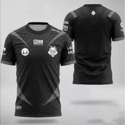 Nowy G2 Esports T Shirt gra CSGO T-shirt kobiety mężczyźni 3D nadruk oversize topy dziewczyna chłopcy matka dzieci koszulki z krótkim rękawem