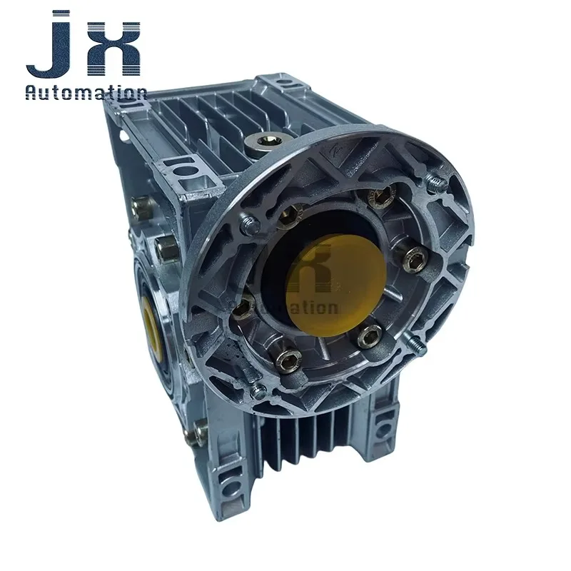 High Precision Aluminium Industry Worm Gear Reducers NMRV Series NMRV63-80B14 Output Shaft Hole 25-Key 8 Speed Ratio 1:10