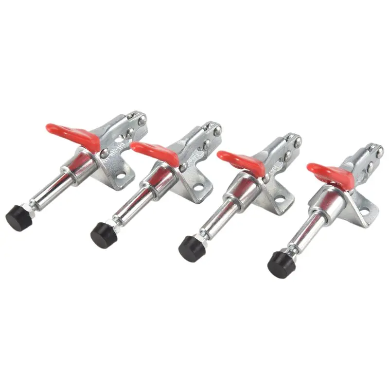 TKOH-40Pcs GH-301AM 45Kg Toggle Clamp Quick Release Pull Action Vertical/Horizontal Type Clamps Hand Tool For Woodworking