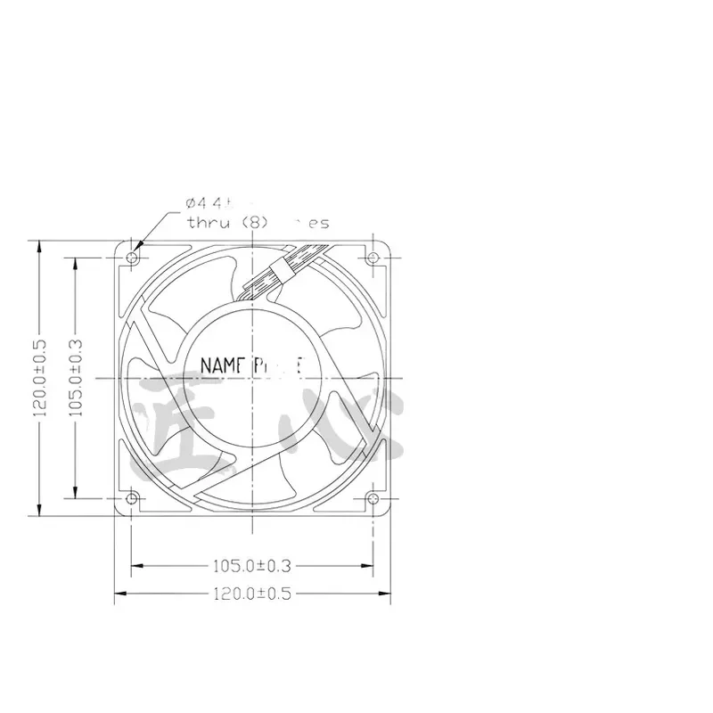 Original YMST British American Thai YA12038B22H 220V 0.14A Fan for Heat Dissipation Motor Cooling