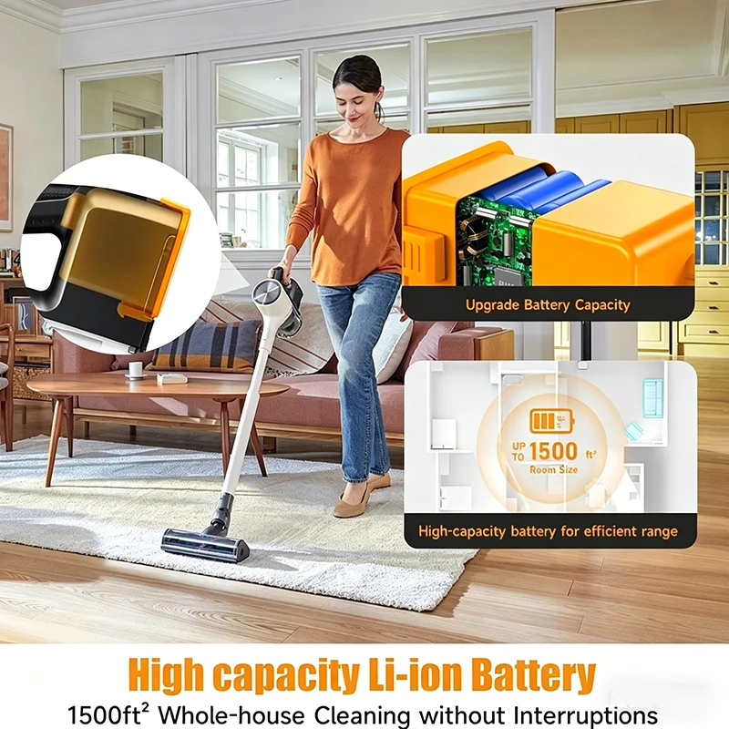 For LG Cord Zero A9 Large Capacity Dust Collector Battery For LG A9 Battery EAC63758601 EAC63382204 EAC63382201 EAC63382202