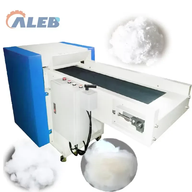 YWM Certificate PP Pillow Cotton Opening Machine Textile Foam Fluffing Stuffing Machine for Home Furnishing Factory Raw