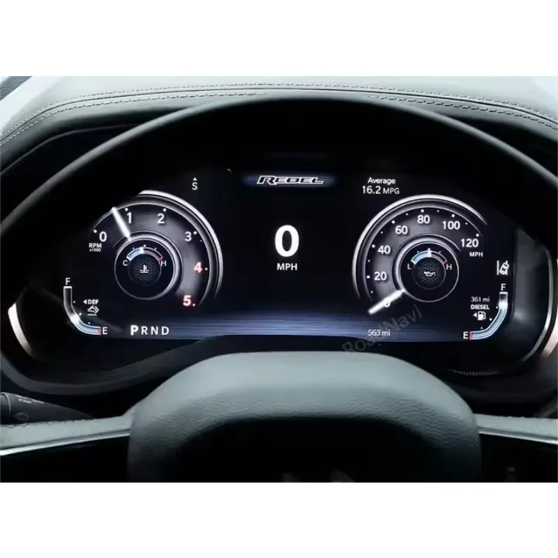 

RoadNavi Car Auto Speedometer For Dodge Ram 1500 2013-2019 LCD Digital Cluster Car Upgrade Dashboard Instrument