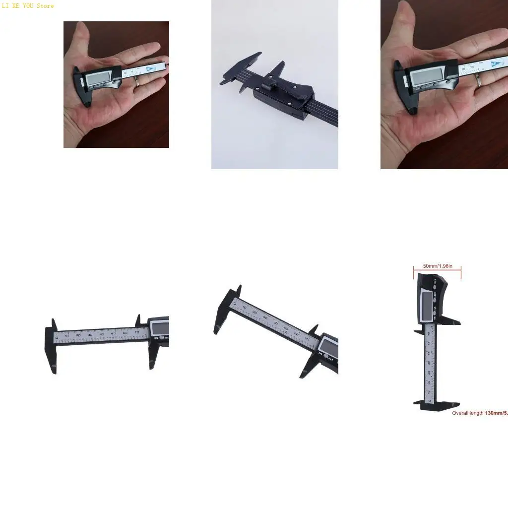 W3JE Vernier Caliper with Unit Conversion Electronic LCD Caliper Pocket Size