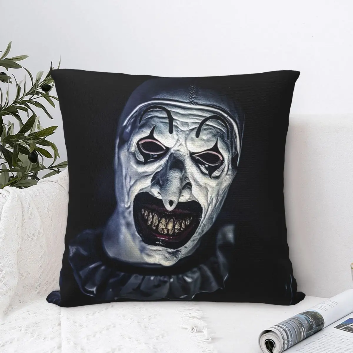 Pillow Cover Film Funny T-Terrifier Horror 2 Cushion Cover Novelty Pillow Case For Chair Sofa Home Decoration Pillowcases