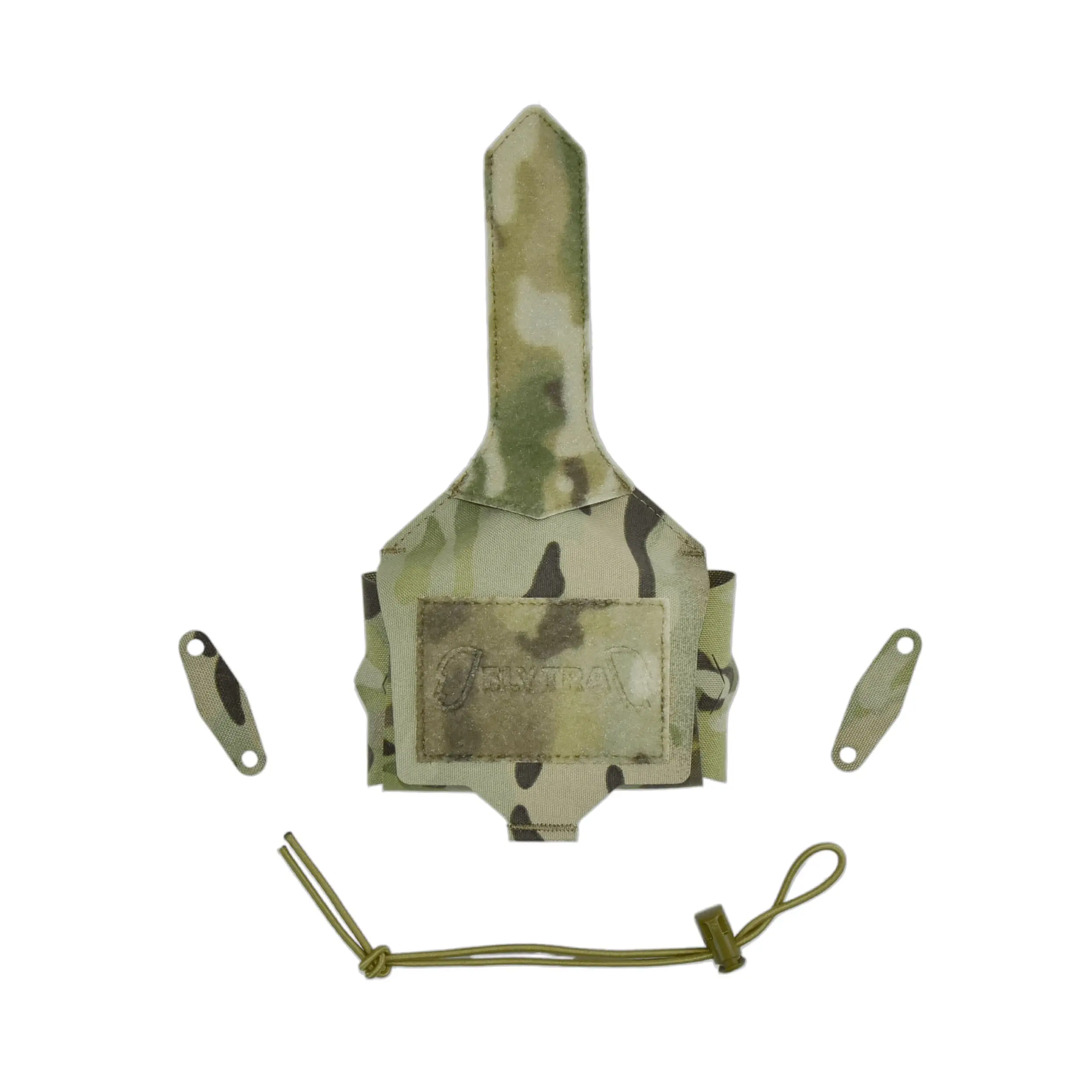 Universal Helmet Extension Battery Pack Flip Cover Rear Head Position Balancing Weight with hook-and-loop