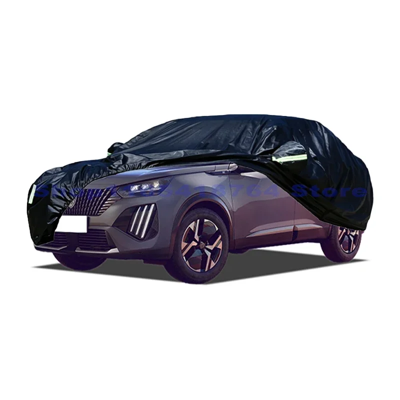 Car Cover Outdoor Protection Full Exterior Snow Cover Sunshade Dustproof Protection Cover For Peugeot 2008 E-2008